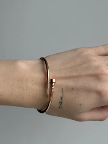 Cartier браслет цвях rose/gold