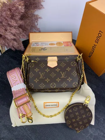 Louis Vuitton Multi Pochette Brown/Pink