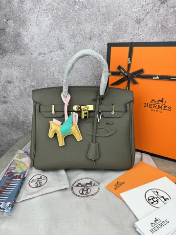 Hermes Birkin Grey Gold 30