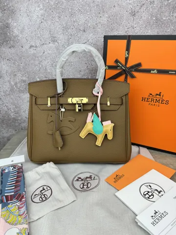 Hermes Birkin Brown Gold 30