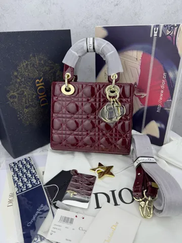 Dior Lady Burgundy Gold