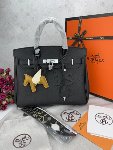 Hermes Birkin Black Silver 30 (БЕЗ коробки)