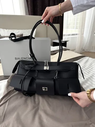 Balenciaga bel air Black Silver