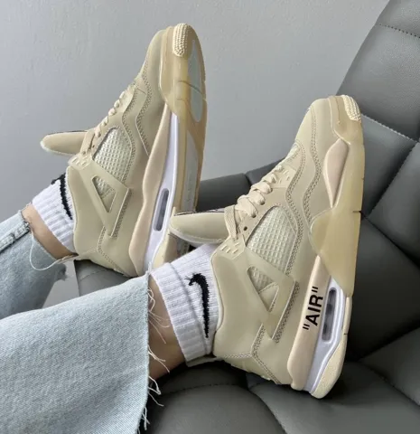 Jordan 4 OFF WHITE BEIGE