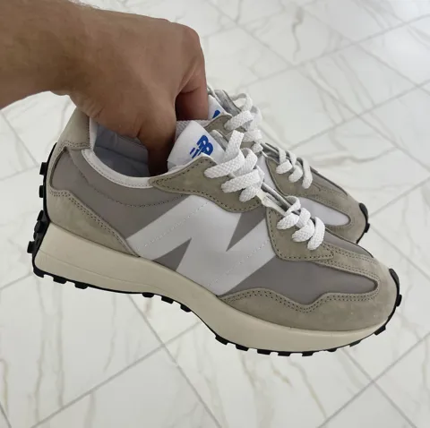 New Balance 327 Grey Green Premium