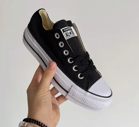 Converse All Star Low Platform Black