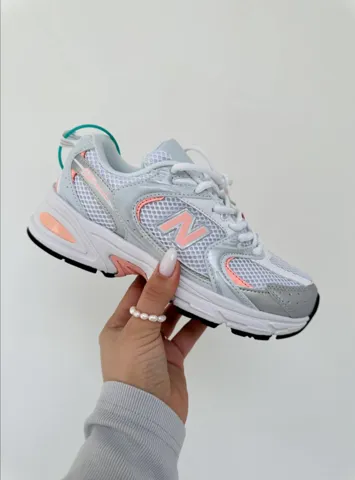 New Balance 530 White Silver Pink