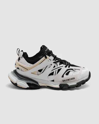 BALENCIAGA Track Worn Out White, Black Low Top