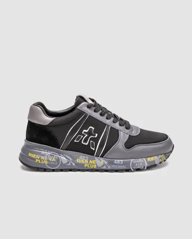 Premiata Triple Black/Grey