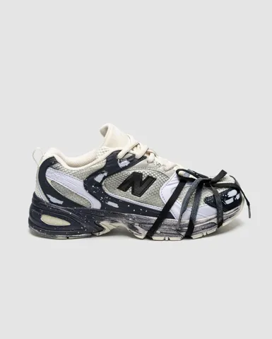 New Balance 530 Custom Beige Black Silver Edition