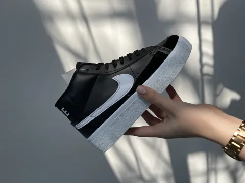 Nike Blazer High Platform Black/White