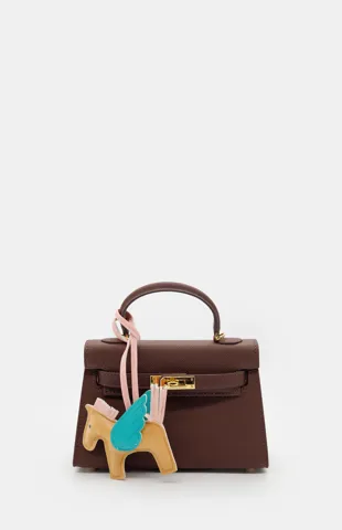 Hermès Kelly Mini 19 Bag in Chocolate Epsom Leather with Gold Hardware