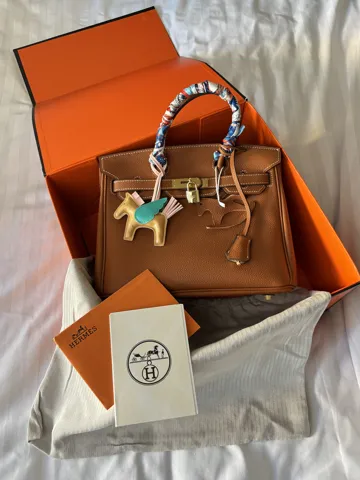 Hermès Birkin 30 Bag in Gold Togo Leather with Gold Hardware