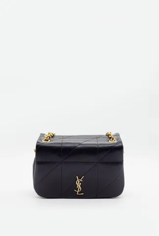Saint Laurent Jamie Bag Black with Gold