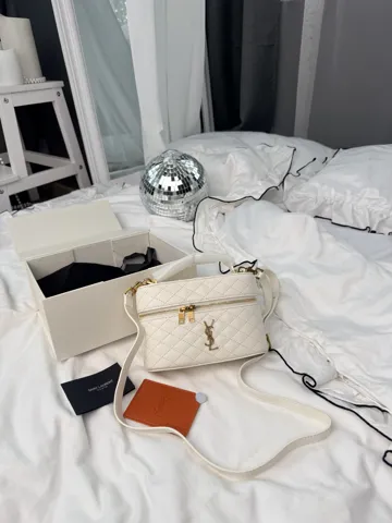 Saint Laurent Gaby Vanity Bag White