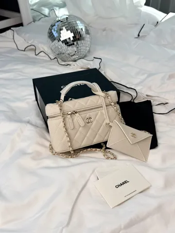 Chanel Vanity Case Ivory