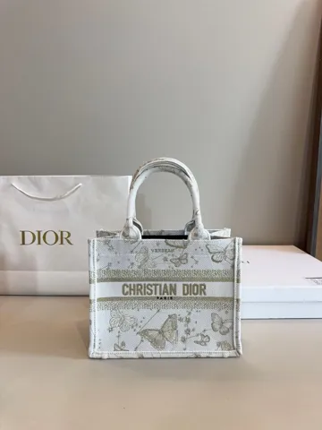 Dior Book Tote Butterfly Embroidery