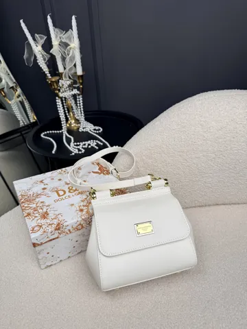 Dolce & Gabbana Medium Sicily White Bag