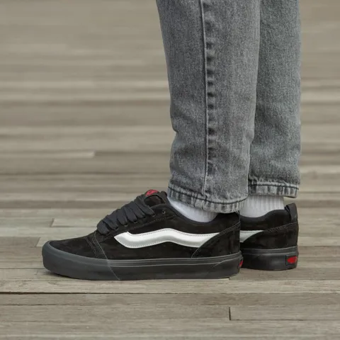 Vans KNU Skool Black White