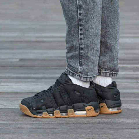 Nike Air More Uptempo Low Black Brown