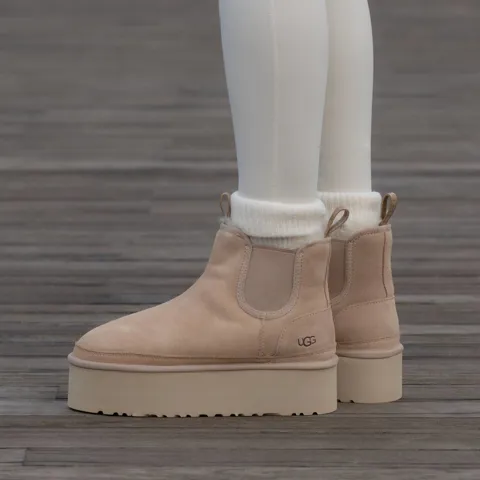 Ugg Neumel Chelsea Platform Beige