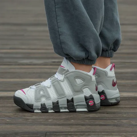 Nike Air More Uptempo 96 White Grey Black