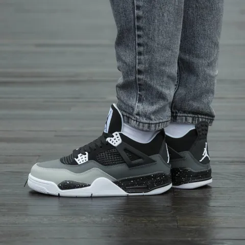Air Jordan 4 Retro SE Fear Black White