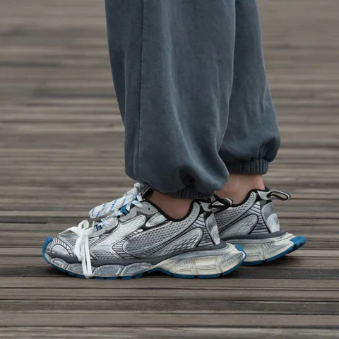 Balenciaga 3XL Silver White Blue