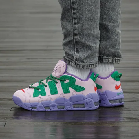 Nike Air More Uptempo Low x AMBUSH Pink Purple Green