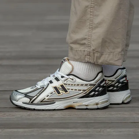 New Balance 1906 White Gold Silver Black