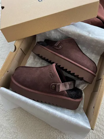 Lanah Clog Brown Platform