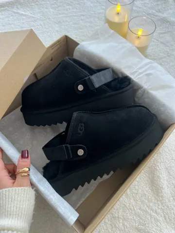 Lanah Clog Black Platform