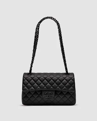 Chanel Classic 2.55 Medium Double Flap in Black