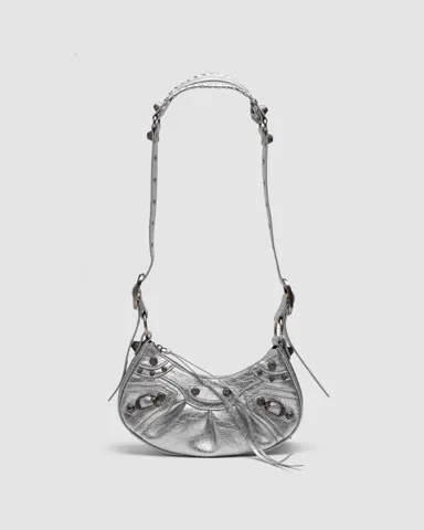 Balenciaga Le Cagole XS Shoulder Bag Silver