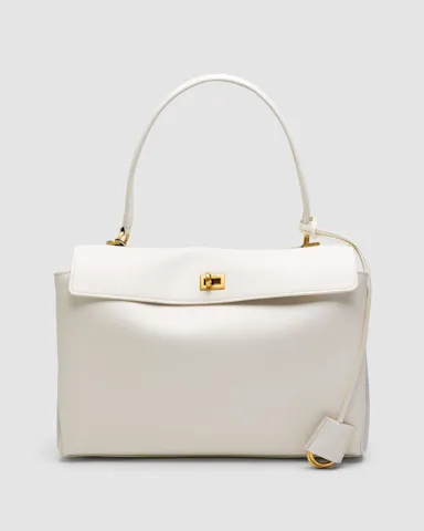 Balenciaga Rodeo Large White/Gold