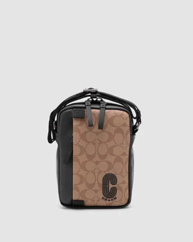 Coach Crossbody in Signature Canvas Sand