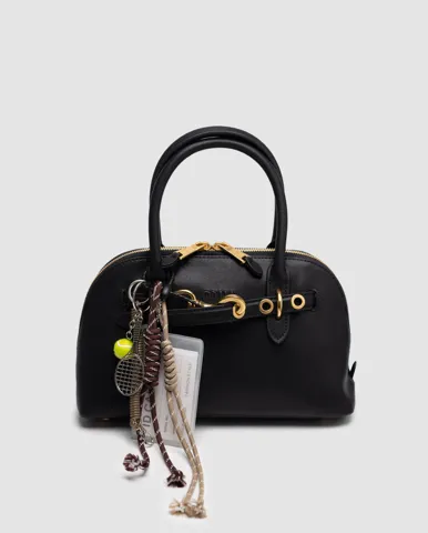 Miu Miu Aventure Nappa Leather Top-Handle Bag Black