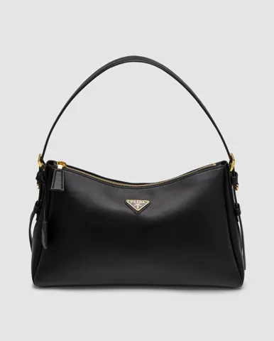 Prada Aimée Large Leather Shoulder Bag (інший розмір)