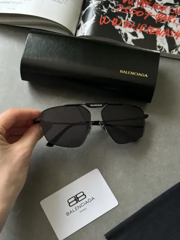 Balenciaga Black/Black BB0246S 002 61/15/145 XL