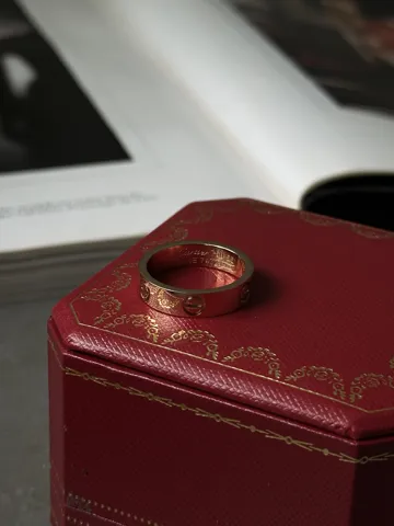 Cartier Love Ring 18K Pink Gold Classic