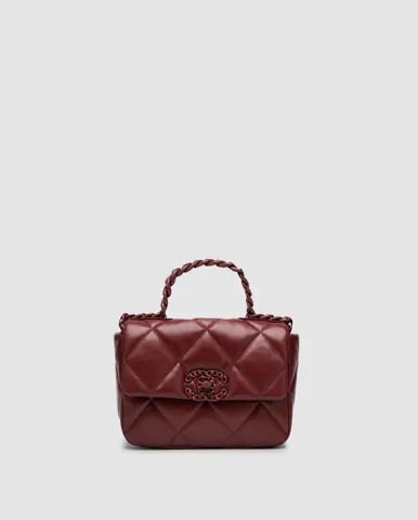 Chanel 19 Handbag Burgundy