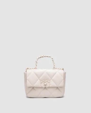 Chanel 19 Handbag Beige