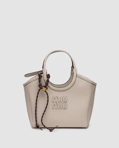 Miu Miu Ivy Leather Bag White
