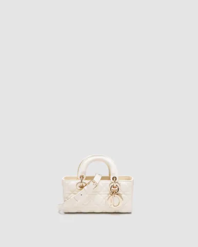 Dior Lady D-Joy Small Bag White