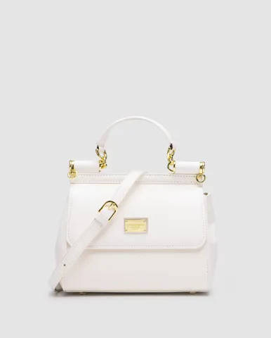 Dolce&Gabbana Sicily Medium Handbag White