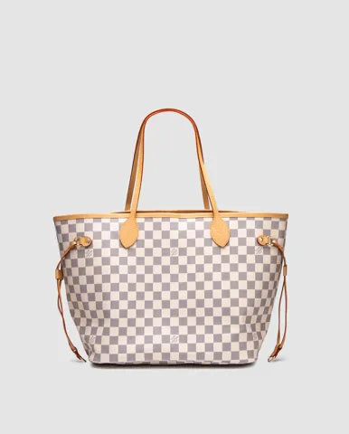 Louis Vuitton Neverfull MM Damier Azur Rose Beige(інша підкладка)