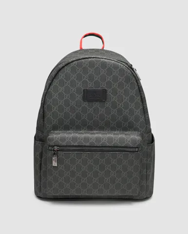 Gucci GG Black Medium Backpack Black