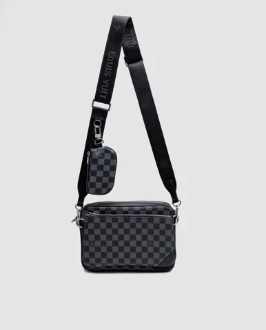 Louis Vuitton Trio Messenger Damier Graphite Canvas Grey