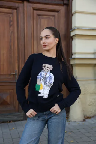 Polo Ralph Lauren Polo Bear Crewneck Sweater Black