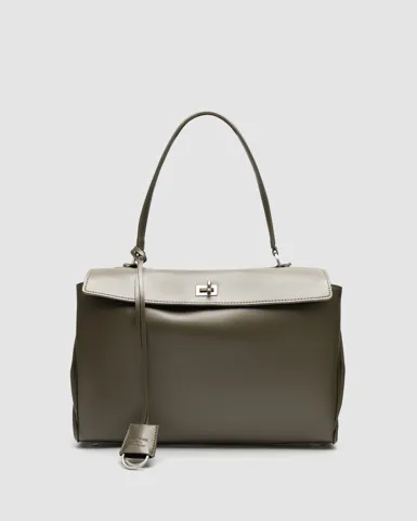 Balenciaga Rodeo Large Olive/Silver